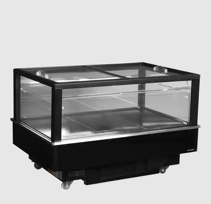 Tefcold Impuls Kühlinsel / Tiefkühlinsel EIB-D1015-B1 1512 mm, LED, schwarz