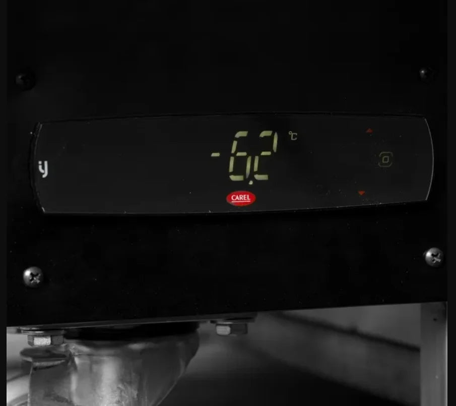 Tefcold Impuls Kühlinsel / Tiefkühlinsel EIB-D1010-B1 1012 mm, LED, schwarz