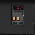 Tefcold Bedien-Kühltheke SOCA45EXTB 45 Grad Eckstück 1120 mm, LED, schwarz