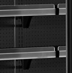 Tefcold Supermarkt Wandkühlregal Multideck MDCA937HB schwarz, 1017 mm