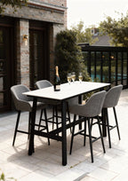 barths Belfort Bartisch 160 x 80 cm - Anthrazit