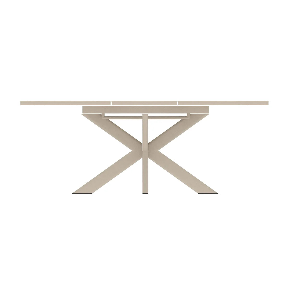 barths Fellow ausziehbarer Dining-Tisch 145/200 x 145 cm - Sand
