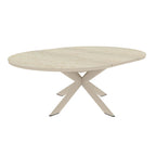 barths Fellow ausziehbarer Dining-Tisch 145/200 x 145 cm - Sand