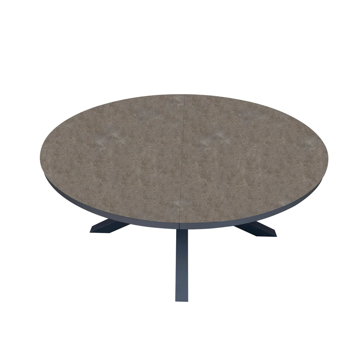 barths Fellow ausziehbarer Dining-Tisch 145/200 x 145 cm - Anthrazit