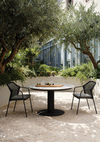 barths Porto runder Dining-Tisch Ø 130 cm - Anthrazit