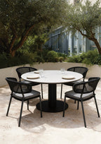 barths Porto runder Dining-Tisch Ø 130 cm - Anthrazit