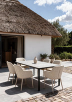 barths Belfort rechteckiger Dining-Tisch 210 x 90 cm - Anthrazit