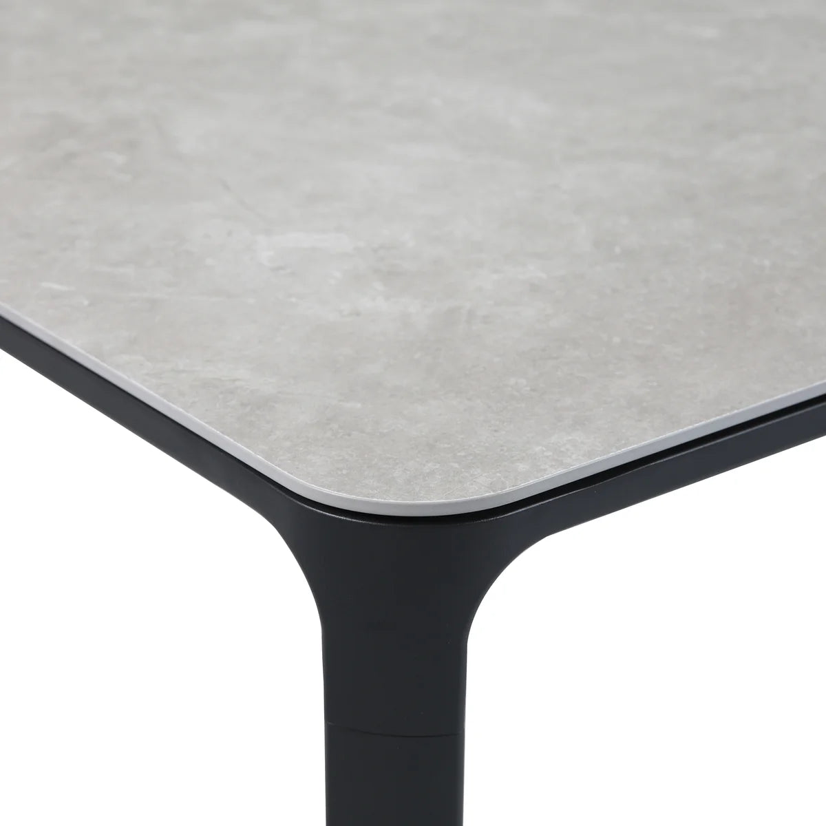 barths Belfort rechteckiger Dining-Tisch 210 x 90 cm - Anthrazit