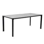 barths Belfort rechteckiger Dining-Tisch 210 x 90 cm - Anthrazit
