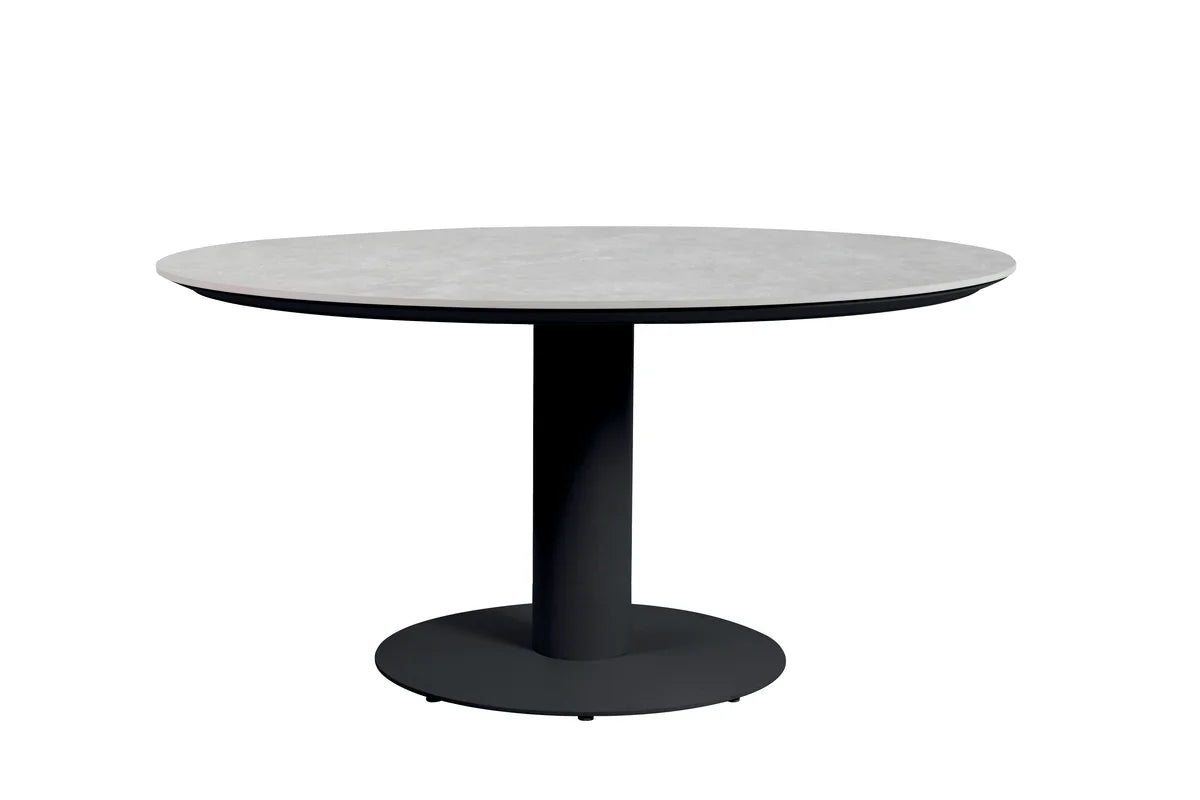barths Porto runder Dining-Tisch Ø 130 cm - Anthrazit