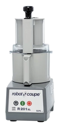 Robot Coupe Kombi Cutter & Gemüseschneider R201 XL, 2,9 Liter, 1500 UpM