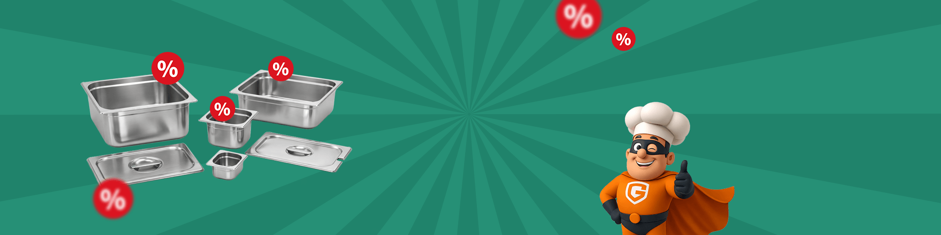 Praktische GN-Behälter