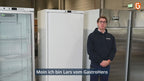 Lagerkühlschrank ECO 590 Liter Kühlvolumen, mit 1 Tür, abschließbar, weiß