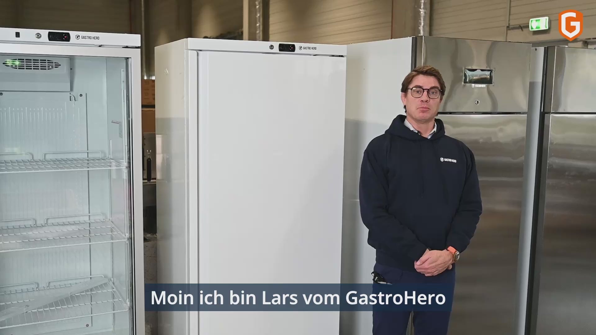Lagerkühlschrank ECO 590 Liter Kühlvolumen, mit 1 Tür, abschließbar, weiß