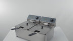 Elektro-Doppel-Fritteuse ECO 6+6 Liter