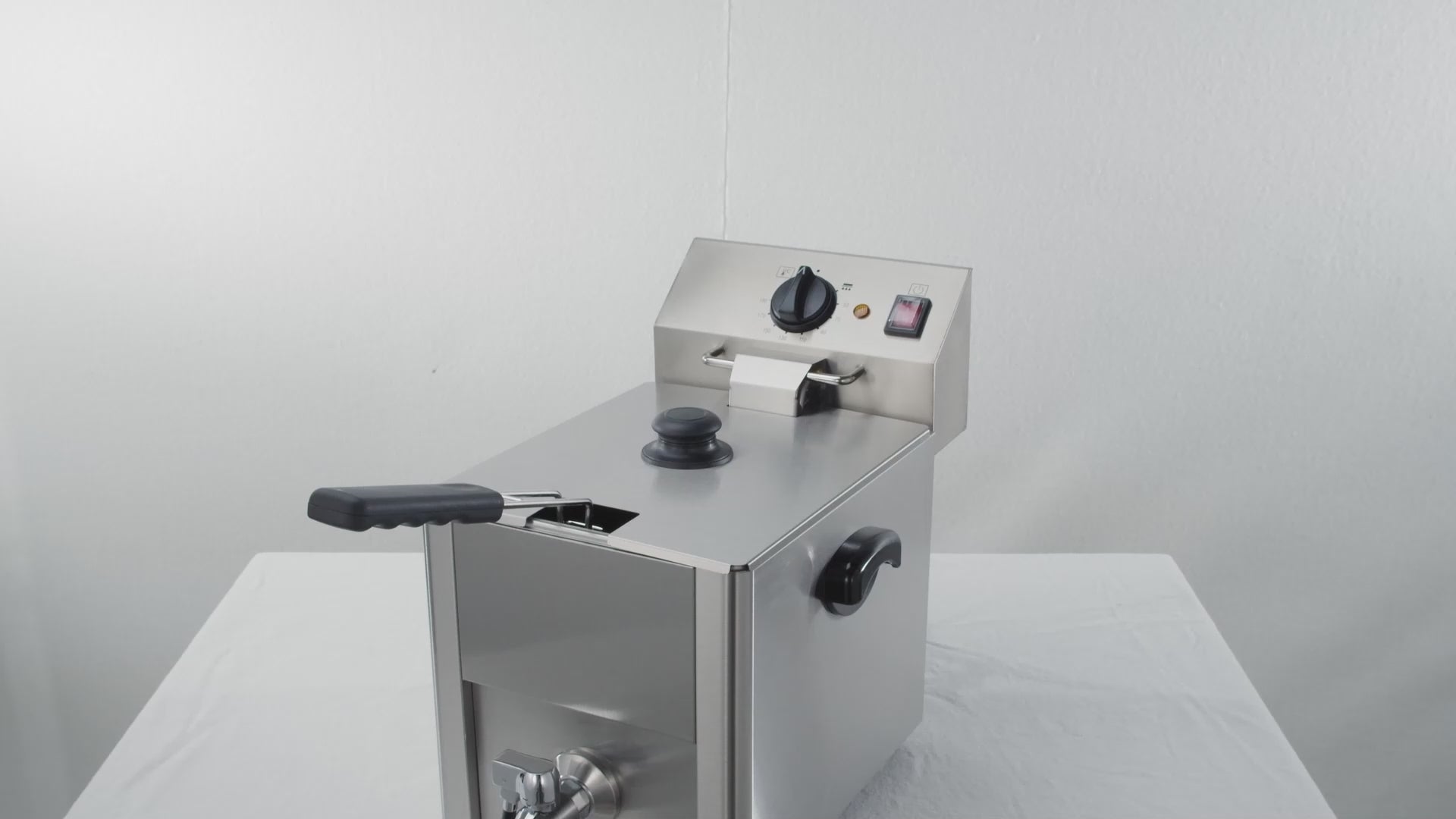 Elektro-Fritteuse ECO 10 Liter mit Ablasshahn