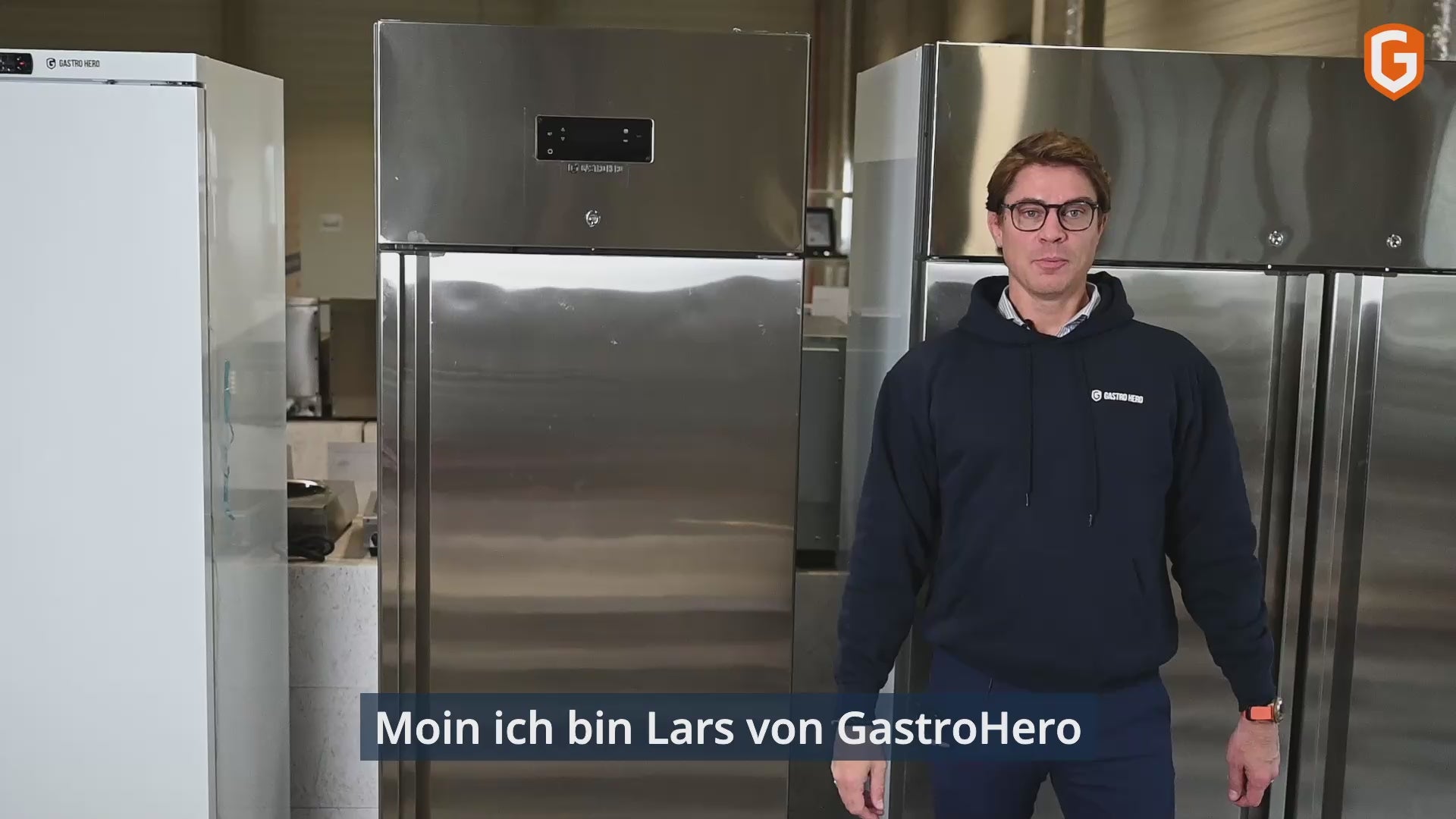 Gastronomie Tiefkühlschrank ECO 700 GN 2/1 Monoblock, 616 Liter Kühlraumvolumen, 3 verstellbare Einlegeböden, Robuste Bauweise, Edelstahl