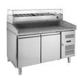 Pizzakühltisch ECO 2/0 mit Kühlaufsatz ECO 7x GN 1/4